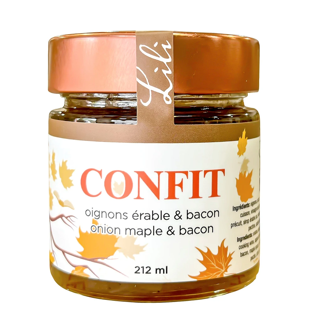 Confit d'oignons - Érable & bacon