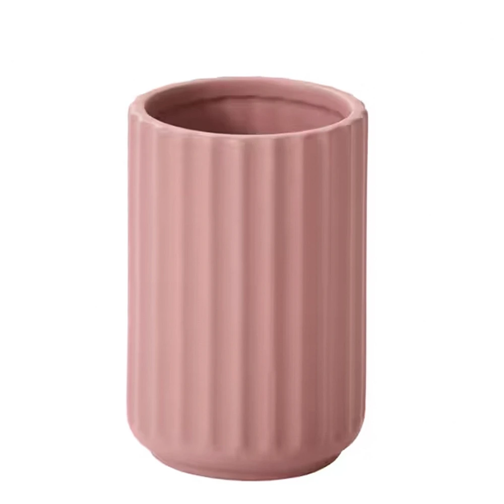 Beam Textured Vase - Pink