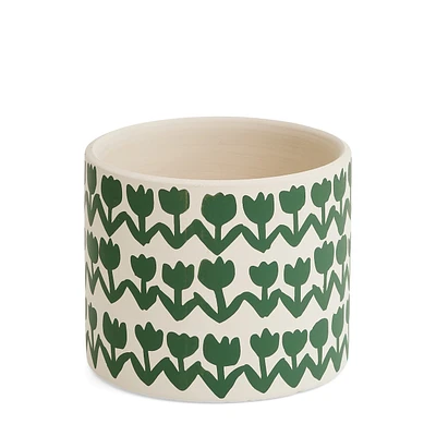 Pot design tulipe - Vert