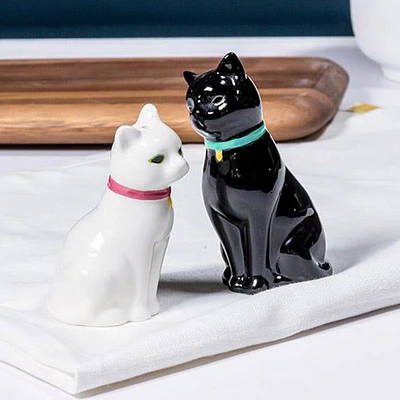 Ensemble de salière & poivrière - Chats