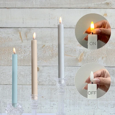 Ensemble bougies tactiles (2) - Bleu