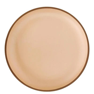 Assiette à dîner en bambou Luciano - Beige