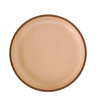 Assiette à salade en bambou Luciano - Beige