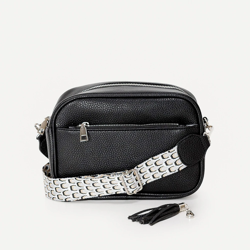 2 in 1 crossbody bag - Black