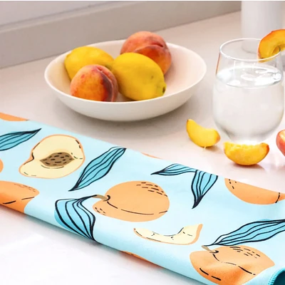 Microfiber dishcloth - Peaches