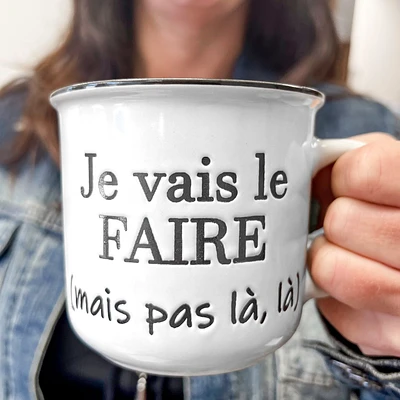 Tasse vintage - Je vais le faire