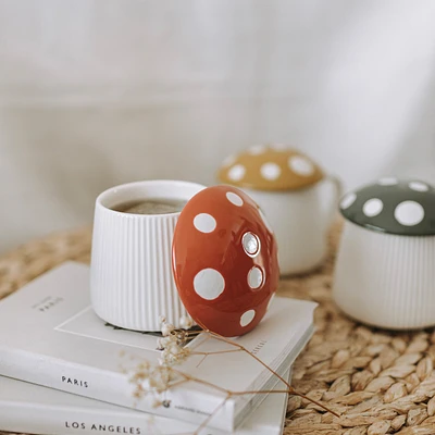Tasse en porcelaine - Champignon rouge