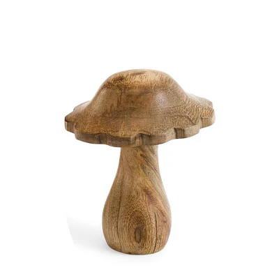 Champignon en bois foncé - Petit