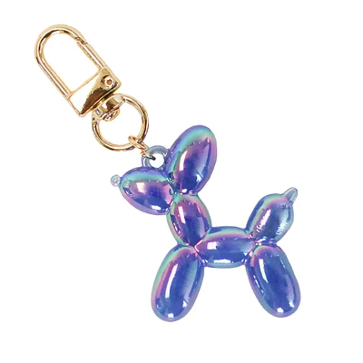 Breloque chien ballon - Bleu