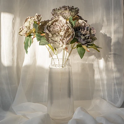 Vase strié fin 10" - Stockholm