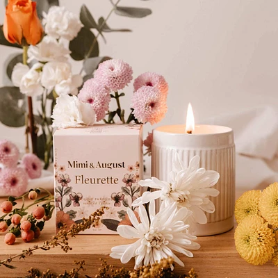 Chandelle parfumée 50h - Fleurette