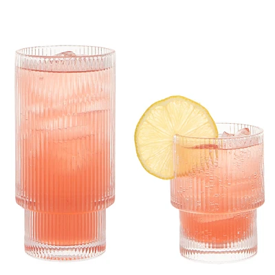 Ensemble de verres empilables (8)