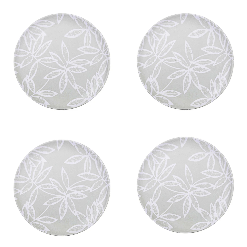 Salad plate set (4) - Foliage