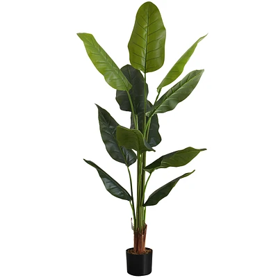 Strelitzia artificiel en pot