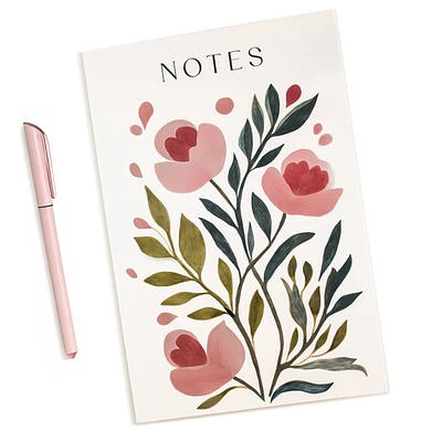 Carnet de notes - Rêverie sous coquelicots