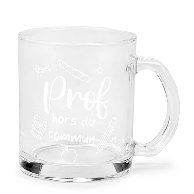 Tasse en verre - Prof hors du commun