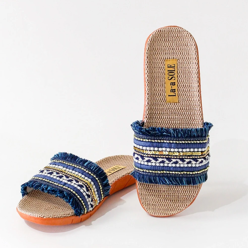 Boho sandals - Blue