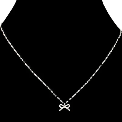 Collier boucle - Argent