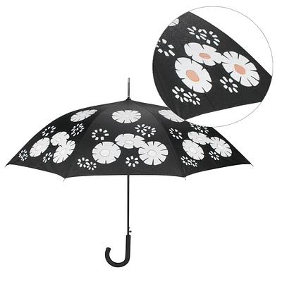 Parapluie changeant de couleurs - Marguerites