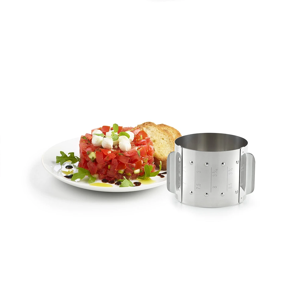 Anneau ajustable pour aliments