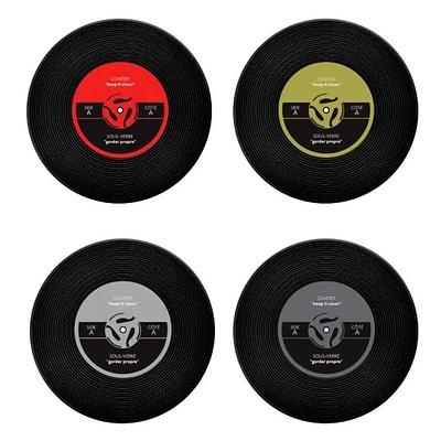Ensemble de sous-verres en silicone