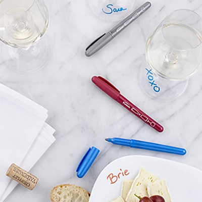 Crayons marqueurs pour verres
