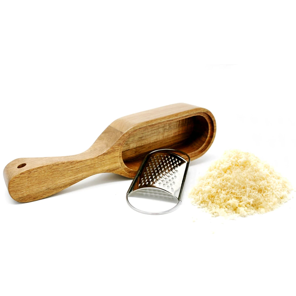 Râpe à fromage - Bois acacia