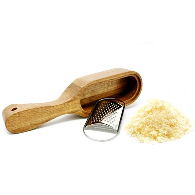 Râpe à fromage - Bois acacia