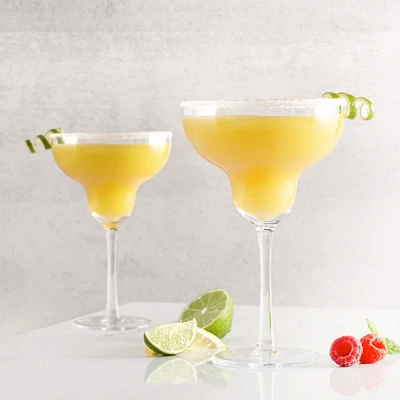 Ensemble de 2 grands verres à margarita