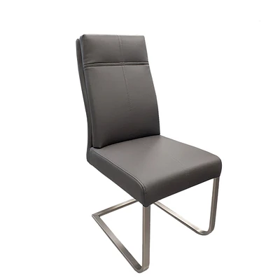 Chaise en PU - Grise