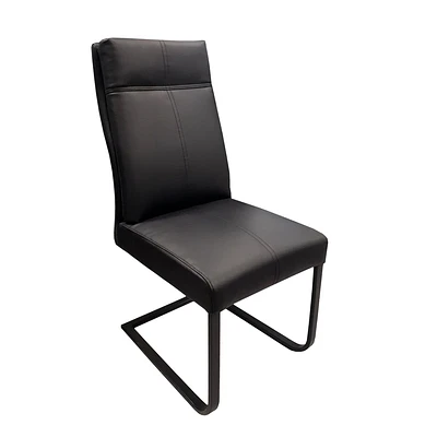 Chaise en PU - Noire
