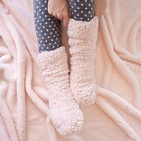 Jeté Kozy texturé - Rose