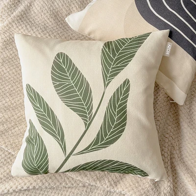 Coussin Kozy - Feuillage vert