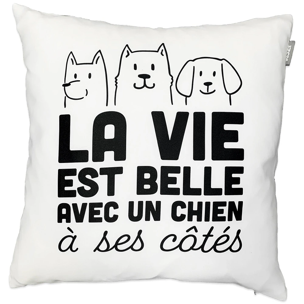 Eco text cushion - Dog