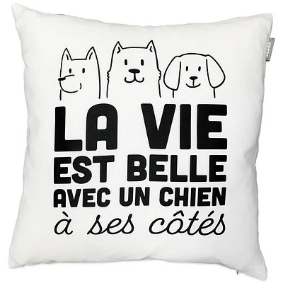 Eco text cushion - Dog