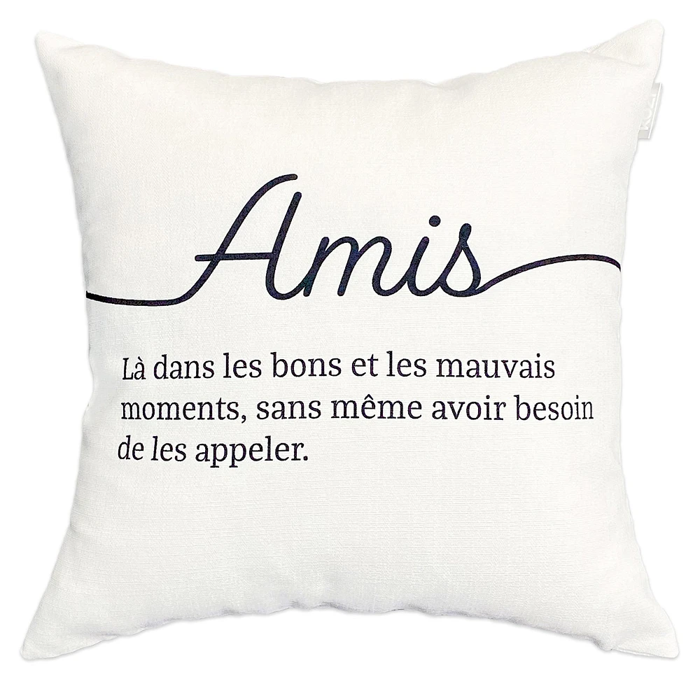 Eco text cushion - Amis