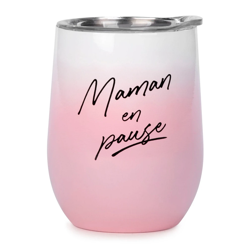 Verre à vin isotherme - Maman en pause