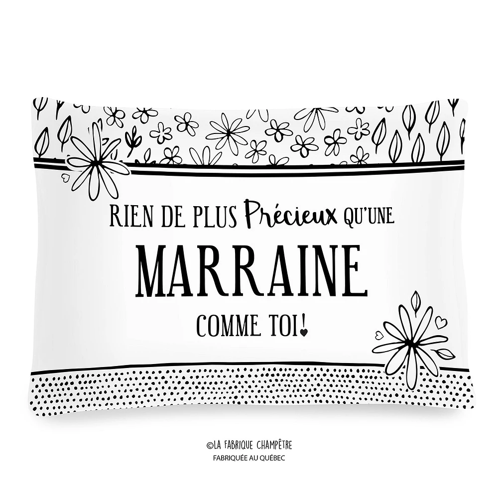 Text cushion - Marraine