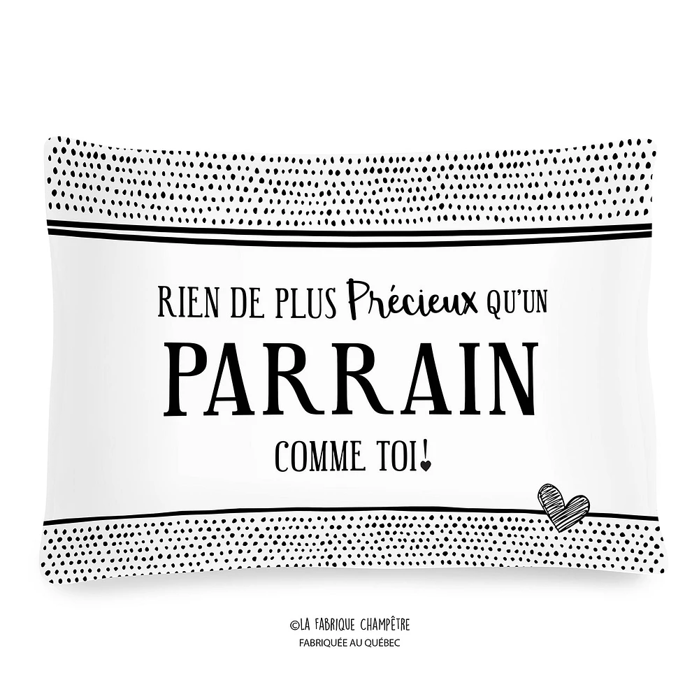 Text cushion - Parrain