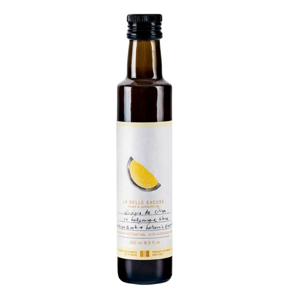 Vinaigre de citrons et balsamique blanc
