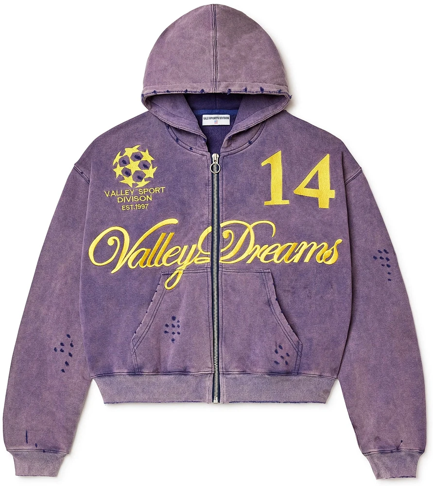 Vale Purple 14 Zip Up