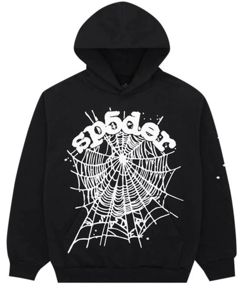 Sp5der OG Web Hoodie 'Black'