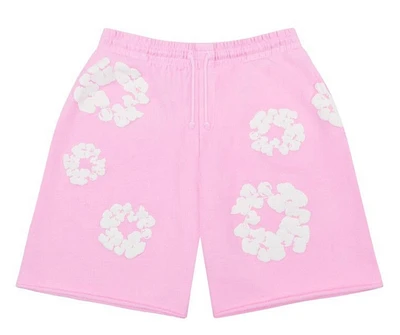 Denim Tears The Cotton Wreath Sweat Shorts 'Powder Pink'