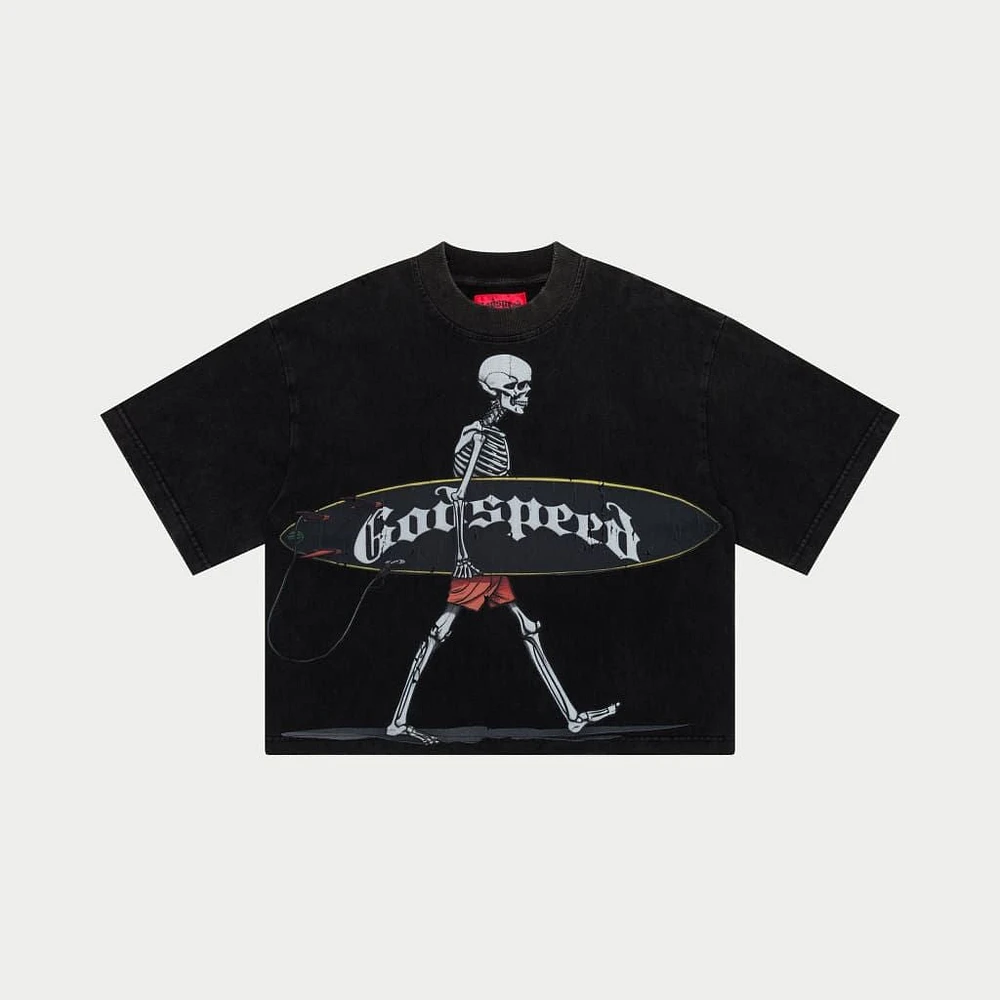 Godspeed Surf Day Tee Black