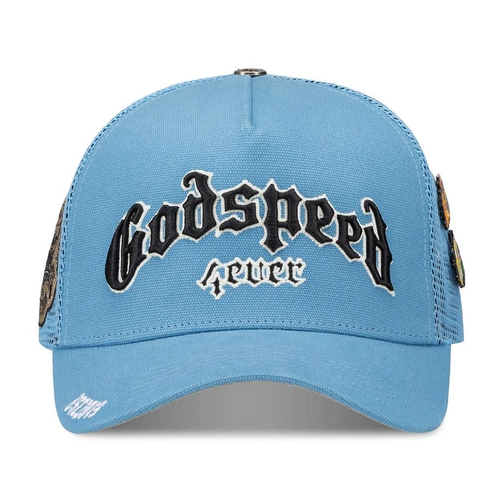 Godspeed GS FOREVER TRUCKER HAT Baby Blue
