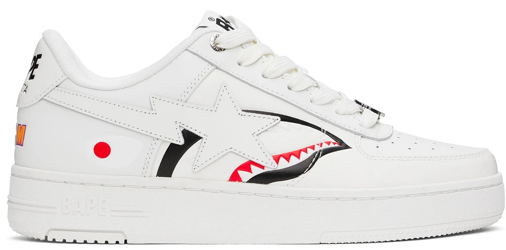 Bapesta White STA Shark