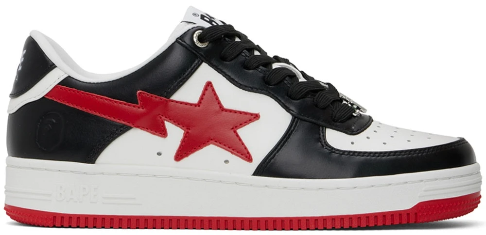 Bapesta Black & Red Sta #3
