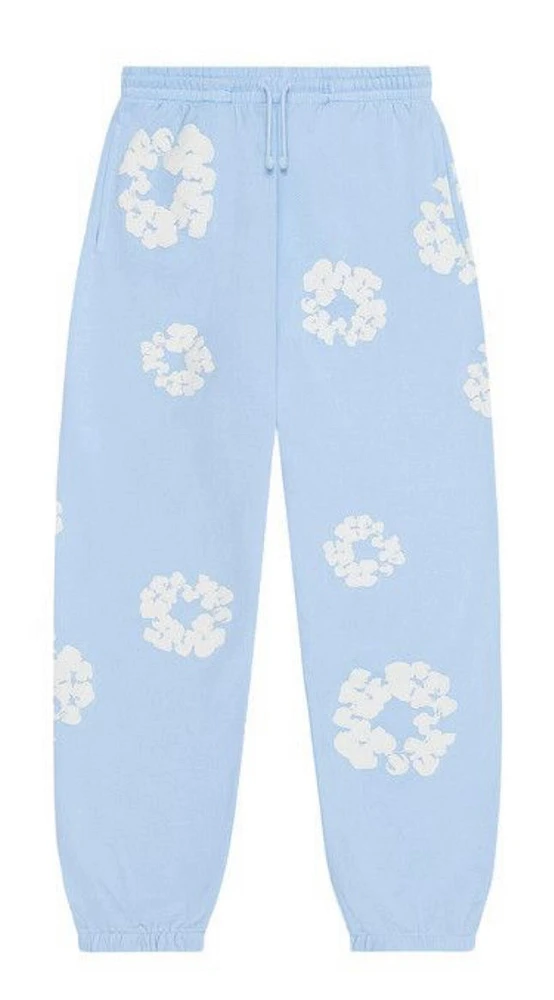 Denim Tears The Cotton Wreath Sweatpants 'Powder Blue'