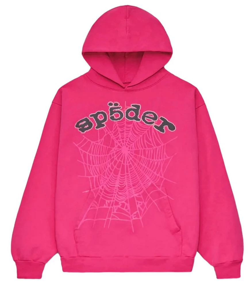 Sp5der Legacy Hoodie Pink/Black