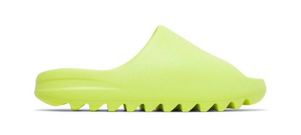 Yeezy Slides 'Glow Green' 2022 TD